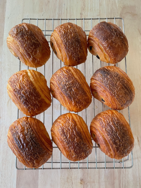 Chocolate Croissants by Baddie Natty Bakes